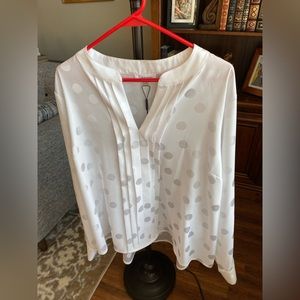 Calvin Klein Polka Dot Blouse